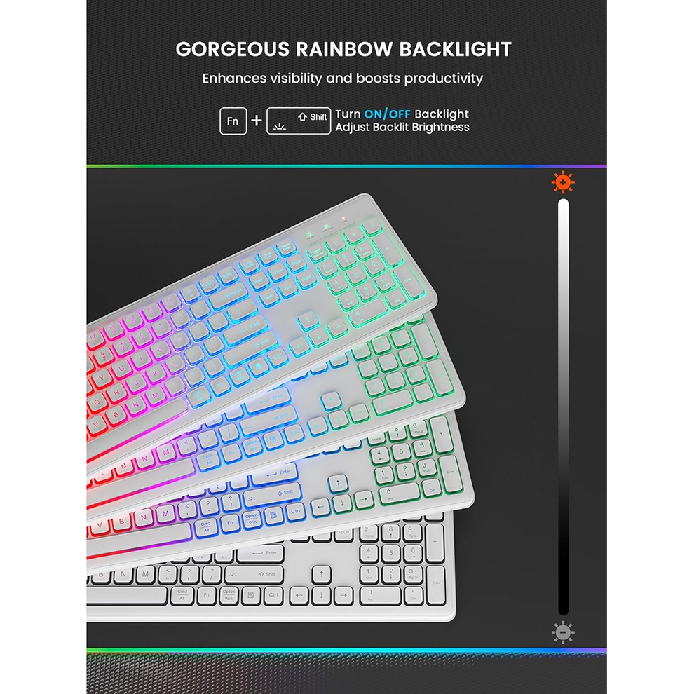 Backlit Wireless Keyboard and  - Gaming Keyboard And Mouse Combo Wireless ulasan dan harga