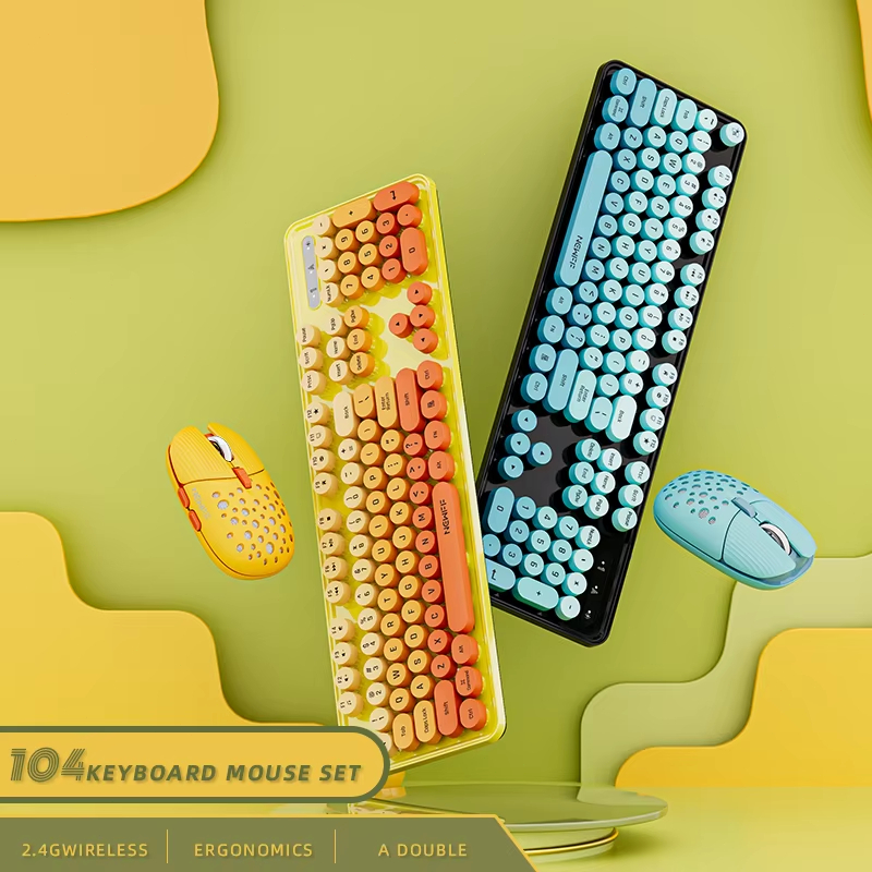 104 Keys 2.4G Wireless Gaming  - Gaming Keyboard And Mouse Combo Wireless ulasan dan harga